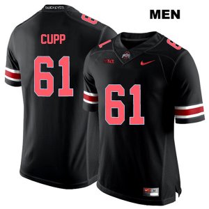 Men's NCAA Ohio State Buckeyes Gavin Cupp #61 College Stitched Authentic Nike Red Number Black Football Jersey QN20Q14LQ